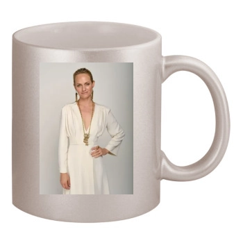 Amber Valletta 11oz Metallic Silver Mug