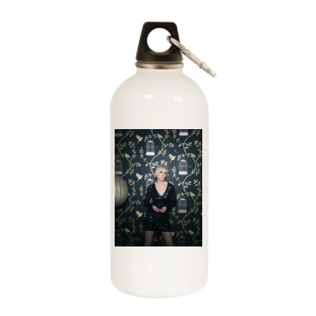 Annie Lennox White Water Bottle With Carabiner