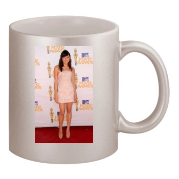 Aubrey Plaza 11oz Metallic Silver Mug