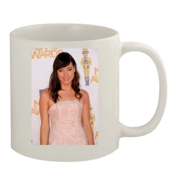 Aubrey Plaza 11oz White Mug