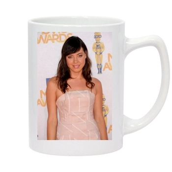 Aubrey Plaza 14oz White Statesman Mug