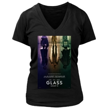 Glass (2019) Women's Deep V-Neck TShirt