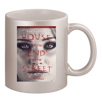 House at the End of the Street (2012) 11oz Metallic Silver Mug