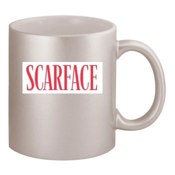 Scarface (1983) 11oz Metallic Silver Mug