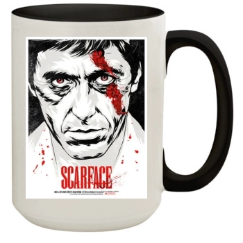 Scarface (1983) 15oz Colored Inner & Handle Mug