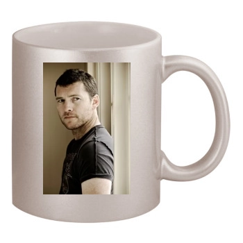 Sam Worthington 11oz Metallic Silver Mug