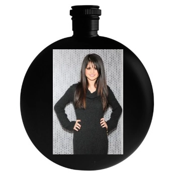 Selena Gomez Round Flask