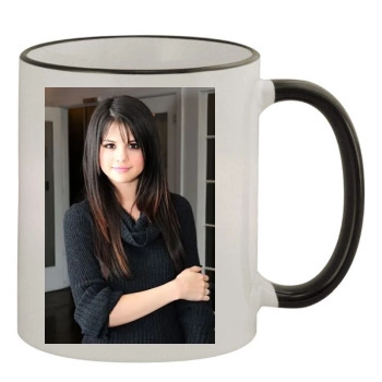 Selena Gomez 11oz Colored Rim & Handle Mug