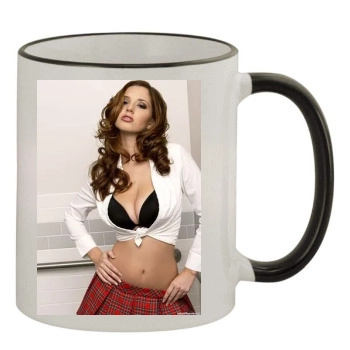 Shay Laren 11oz Colored Rim & Handle Mug