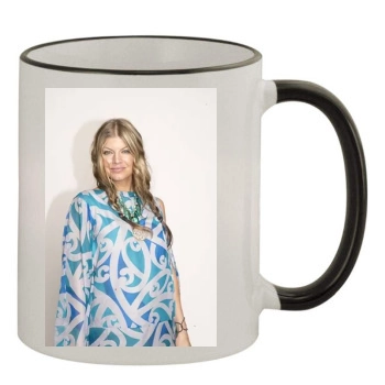 Fergie 11oz Colored Rim & Handle Mug