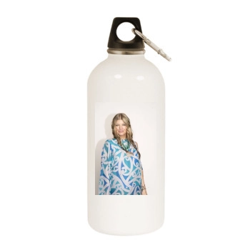 Fergie White Water Bottle With Carabiner