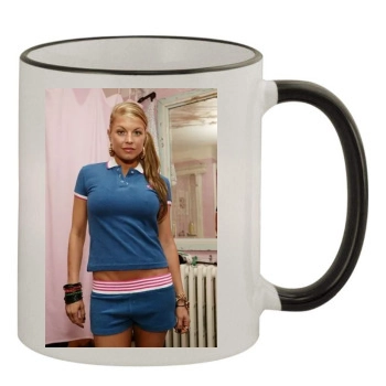 Fergie 11oz Colored Rim & Handle Mug