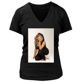 Tina Turner Women's Deep V-Neck TShirt