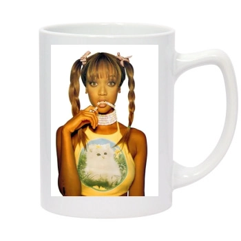 Tyra Banks 14oz White Statesman Mug