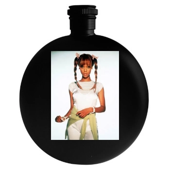 Tyra Banks Round Flask