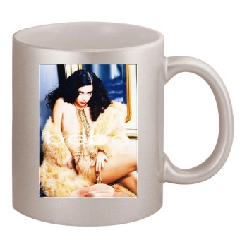 Adriana Lima 11oz Metallic Silver Mug