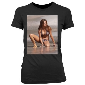 Adriana Lima Women's Junior Cut Crewneck T-Shirt