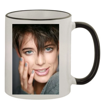 Agyness Deyn 11oz Colored Rim & Handle Mug