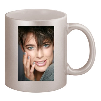 Agyness Deyn 11oz Metallic Silver Mug