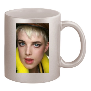 Agyness Deyn 11oz Metallic Silver Mug