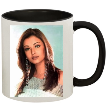 Aishwarya Rai 11oz Colored Inner & Handle Mug