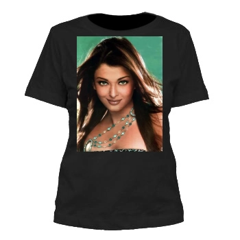 Aishwarya Rai Women's Cut T-Shirt