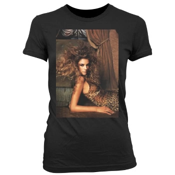 Alessandra Ambrosio Women's Junior Cut Crewneck T-Shirt