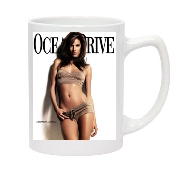 Alessandra Ambrosio 14oz White Statesman Mug