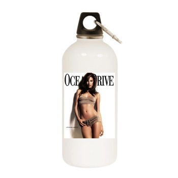 Alessandra Ambrosio White Water Bottle With Carabiner