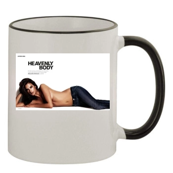 Alessandra Ambrosio 11oz Colored Rim & Handle Mug