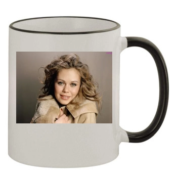 Alexis Dziena 11oz Colored Rim & Handle Mug