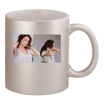 Amanda Righetti 11oz Metallic Silver Mug