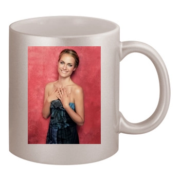 Amber Valletta 11oz Metallic Silver Mug