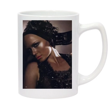 Amber Valletta 14oz White Statesman Mug