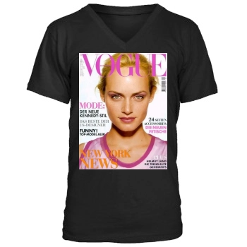 Amber Valletta Men's V-Neck T-Shirt