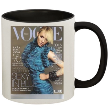 Amber Valletta 11oz Colored Inner & Handle Mug