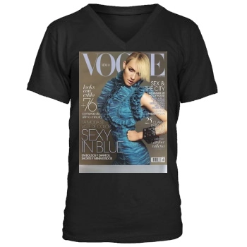 Amber Valletta Men's V-Neck T-Shirt