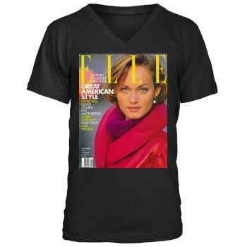 Amber Valletta Men's V-Neck T-Shirt