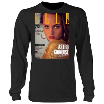 Amber Valletta Men's Heavy Long Sleeve TShirt