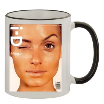 Amber Valletta 11oz Colored Rim & Handle Mug