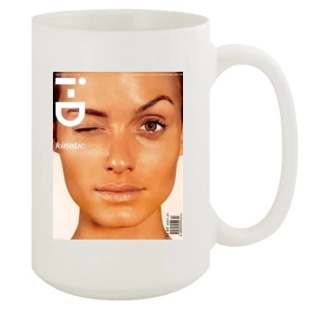 Amber Valletta 15oz White Mug