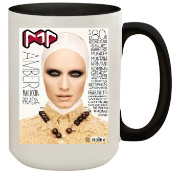 Amber Valletta 15oz Colored Inner & Handle Mug