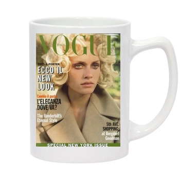 Amber Valletta 14oz White Statesman Mug