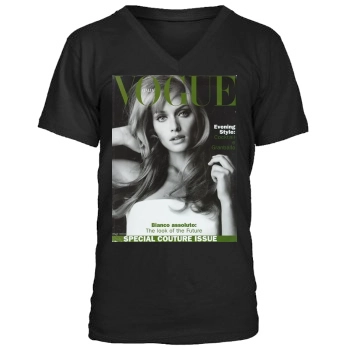 Amber Valletta Men's V-Neck T-Shirt