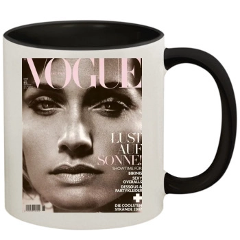 Amber Valletta 11oz Colored Inner & Handle Mug