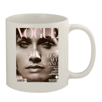 Amber Valletta 11oz White Mug