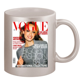 Amber Valletta 11oz Metallic Silver Mug