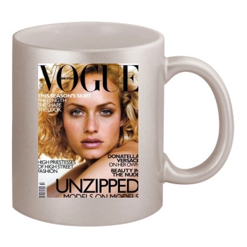 Amber Valletta 11oz Metallic Silver Mug