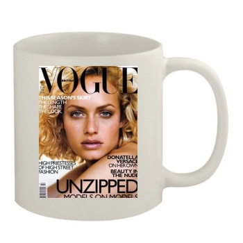 Amber Valletta 11oz White Mug