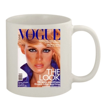 Amber Valletta 11oz White Mug